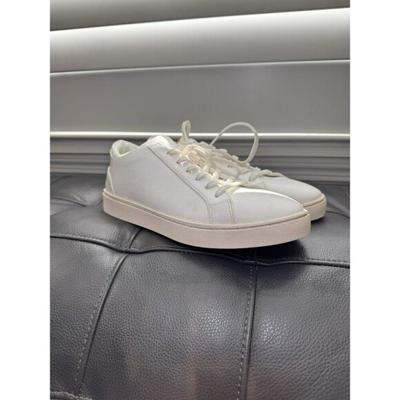 Thousand Fell Shoes - Thousand Fell Lace Up Vegan Leather Sneakers, Women's 9 (White/White)